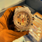 bust down moissanite steel vvs iced out watch - Image 2