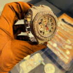 bust down moissanite steel vvs iced out watch - Image 5