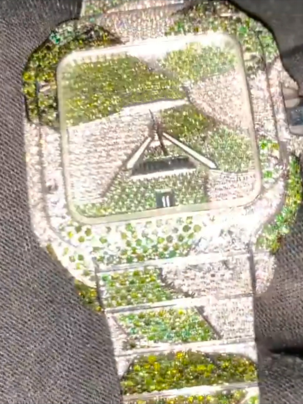 Diamond Moissanite Watch Full Iced Out Luxury Design