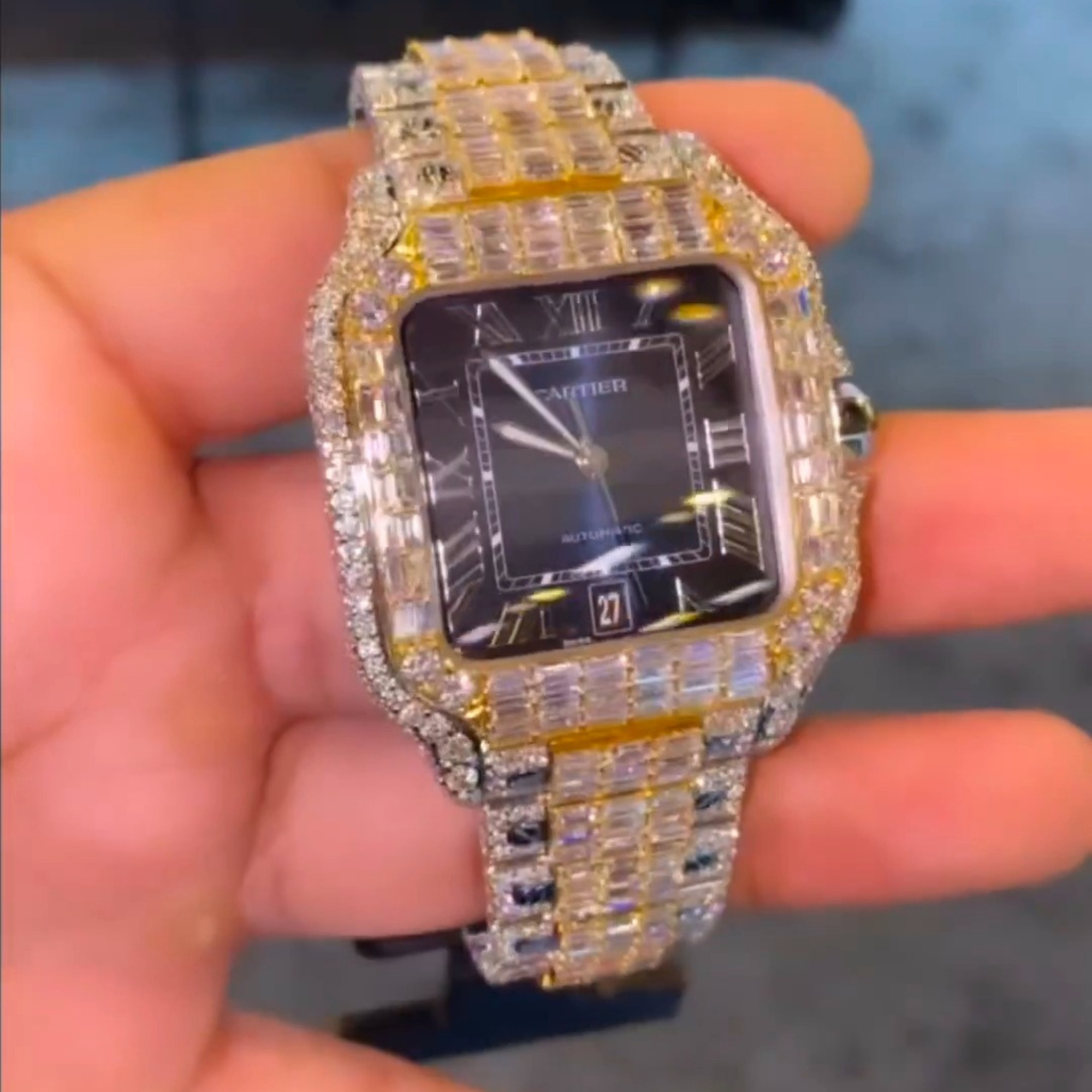 Diamond Moissanite Iced Out Watches