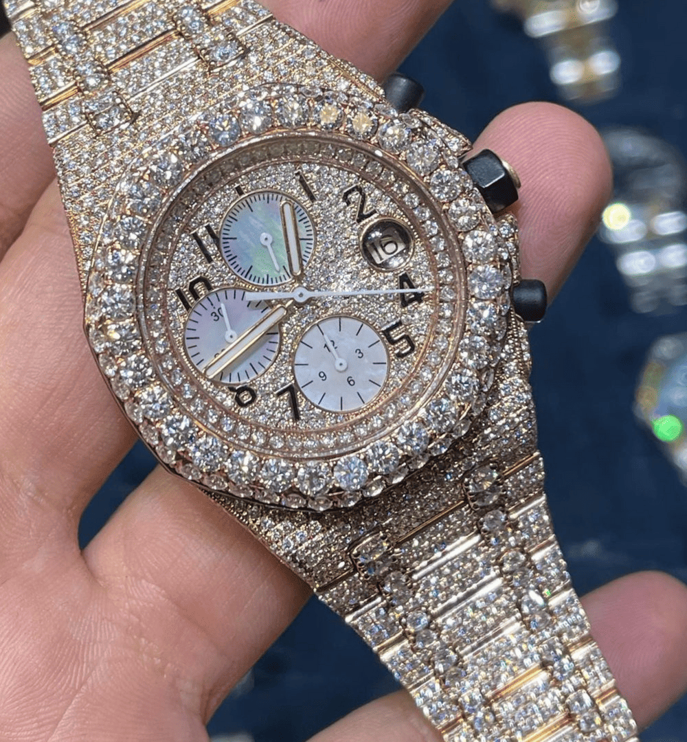 VVS Clarity Diamond-Look Moissanite Watch