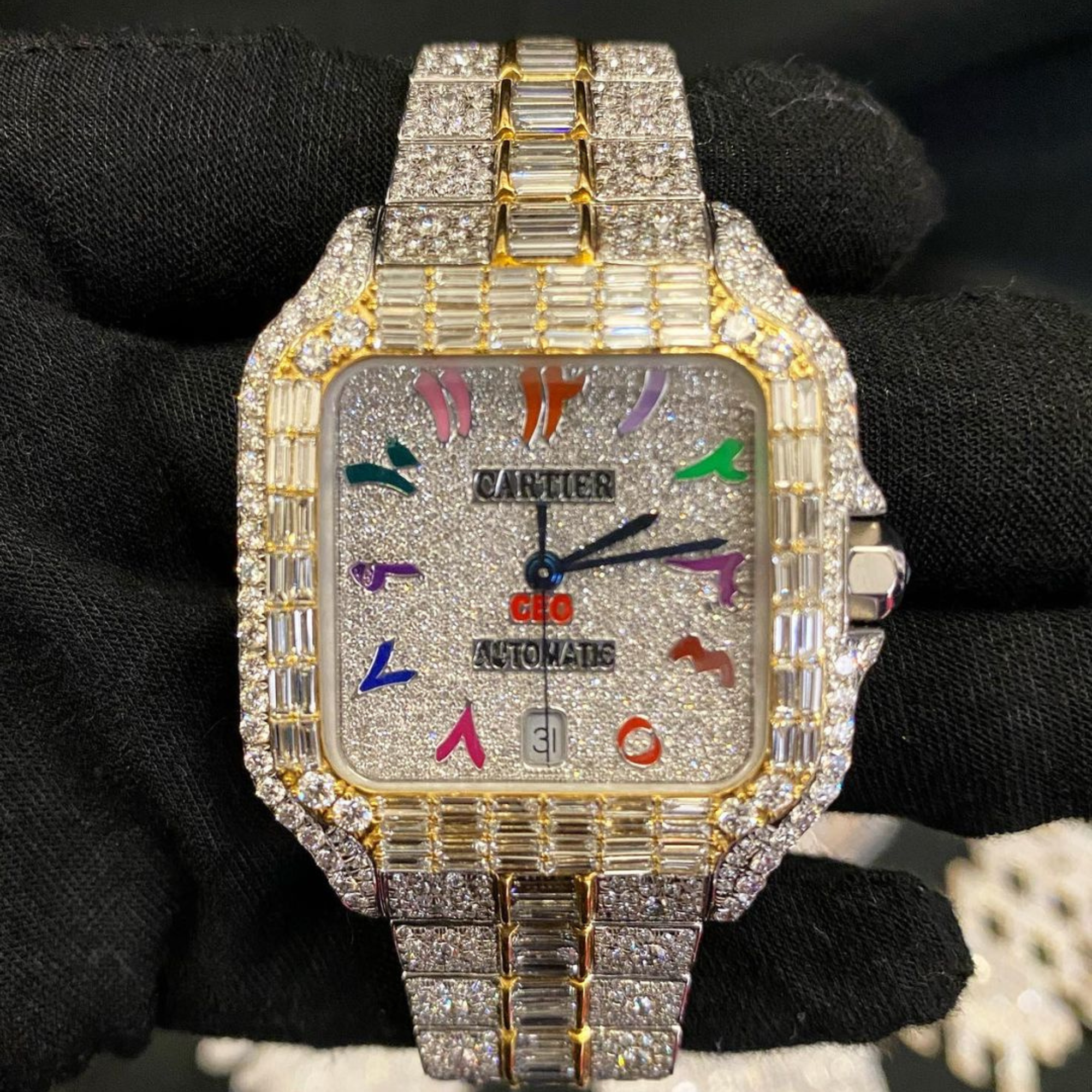 Diamond Moissanite Iced Out Watches