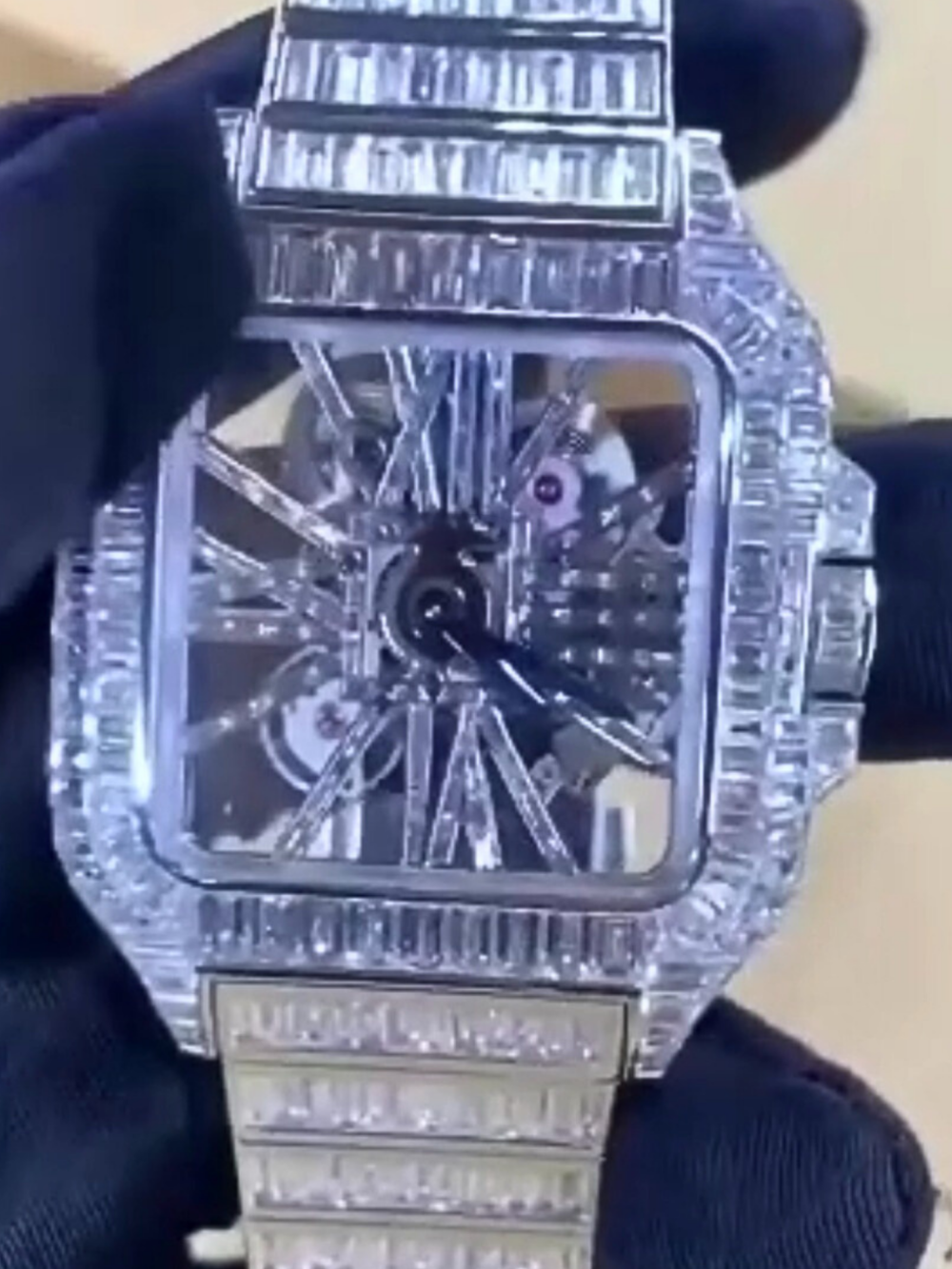 Classic Automatic Moissanite Diamond Iced Out Watch