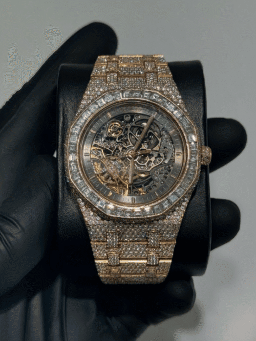 Luxury ICED out moissanite