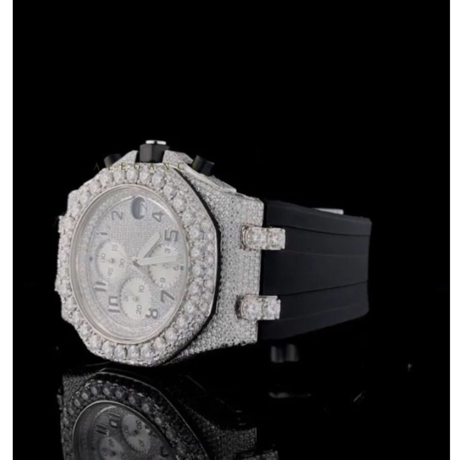 Diamond Moissanite Iced Out Cartier Watches