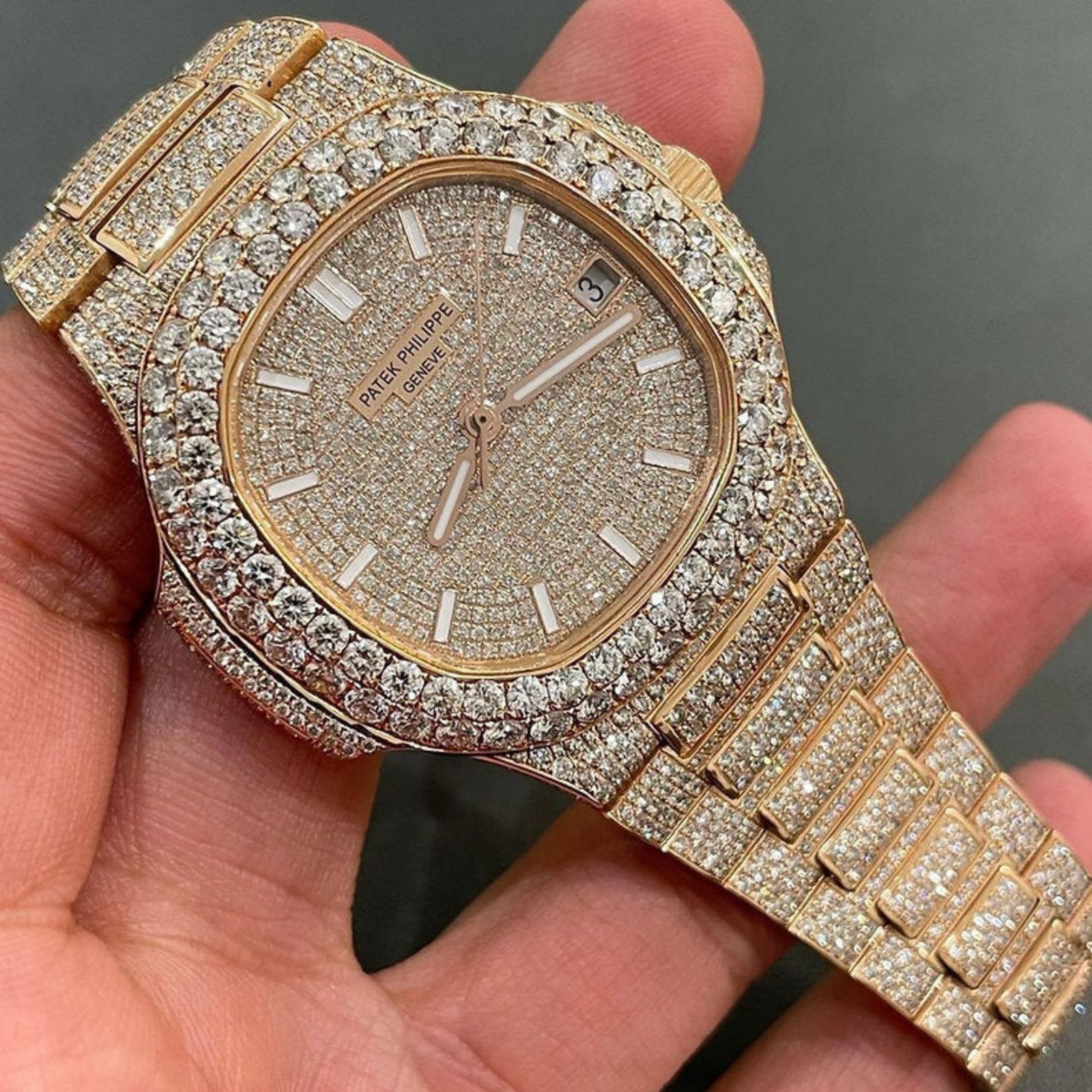 Diamond Moissanite Iced Out Cartier Watches