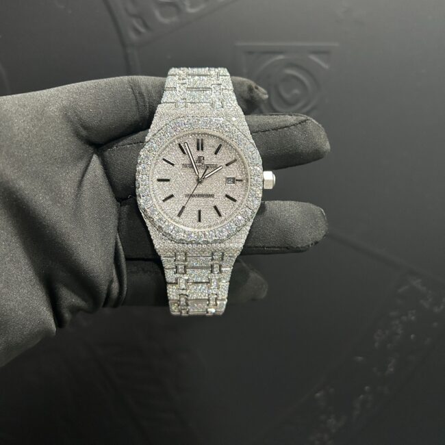 audemars piguet moissanite watch - Image 3