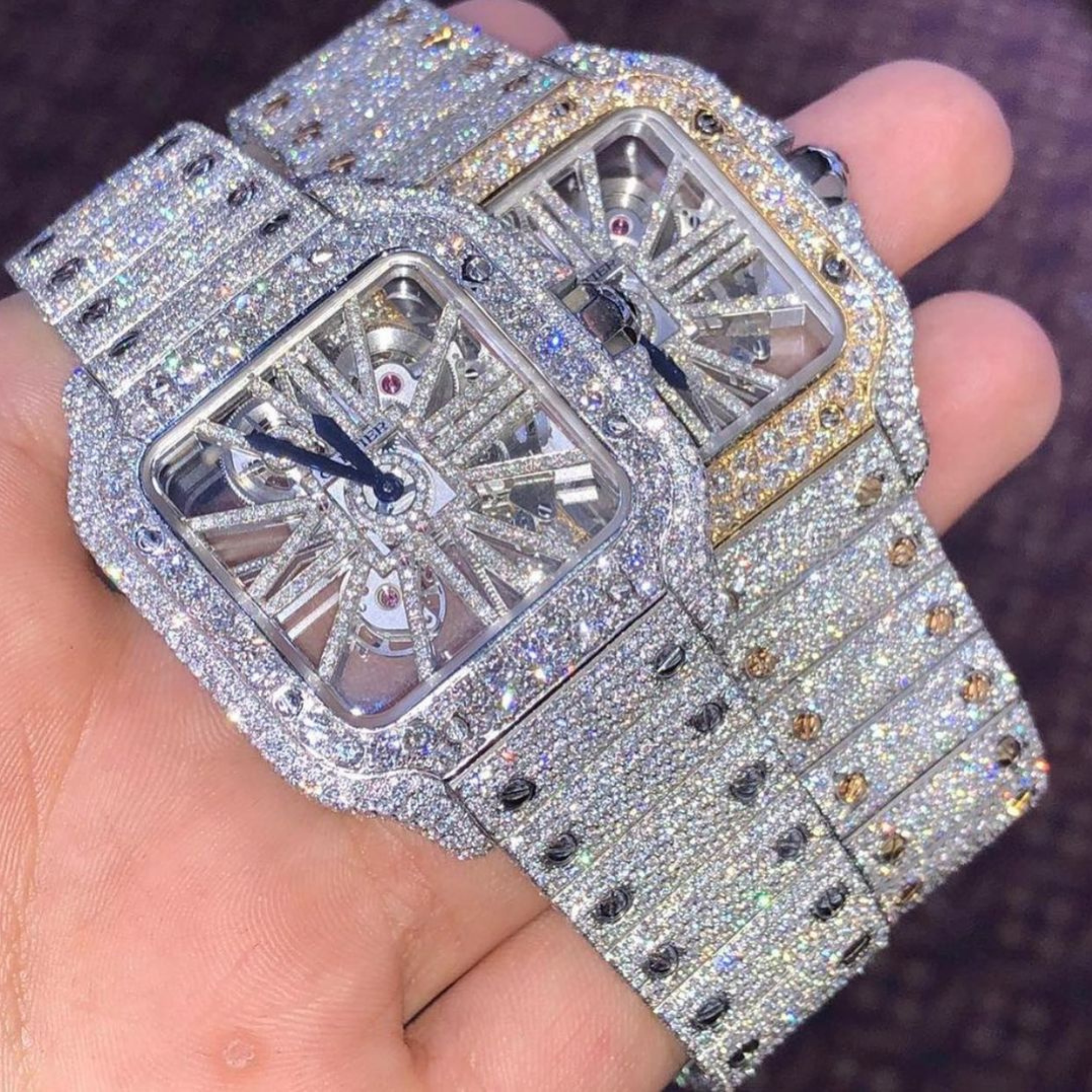 Diamond Moissanite Iced Out Watches