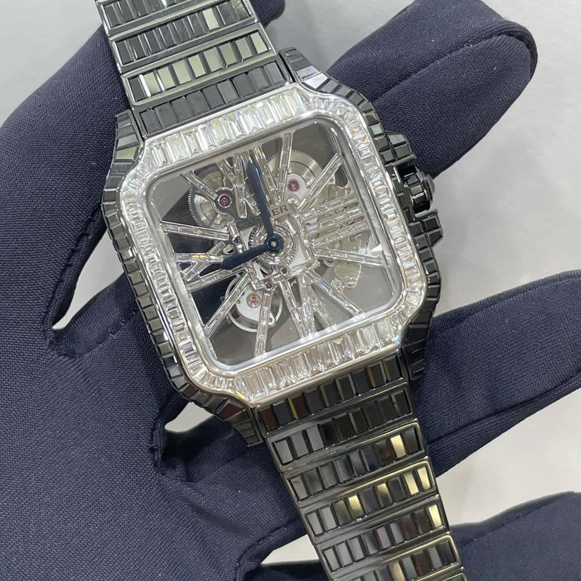 Diamond Moissanite Iced Out Cartier Watches