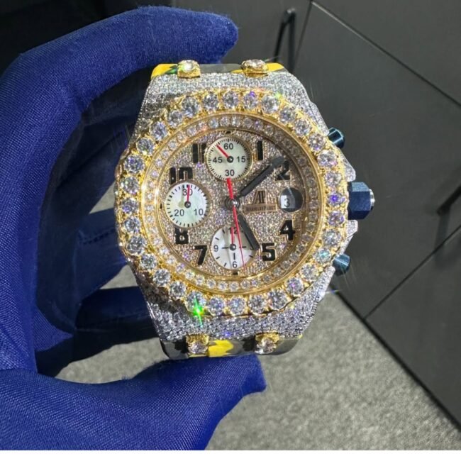 audemars piguet moissanite watch