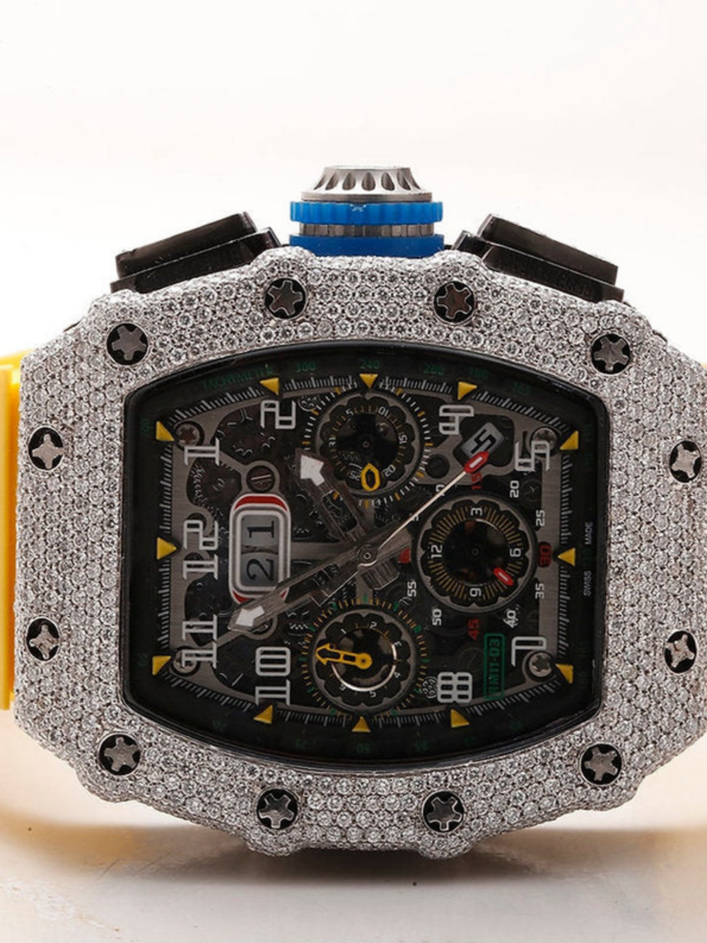 Luxury Moissanite Watches Fully Iced for Men & Women