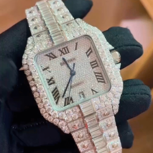 moissanite cartier watch wholesale