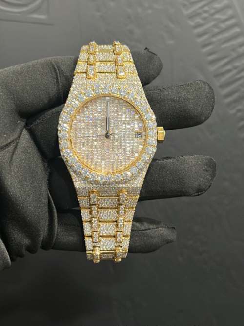 BUST DOWN MOISSANITE WATCH / ICED OUT