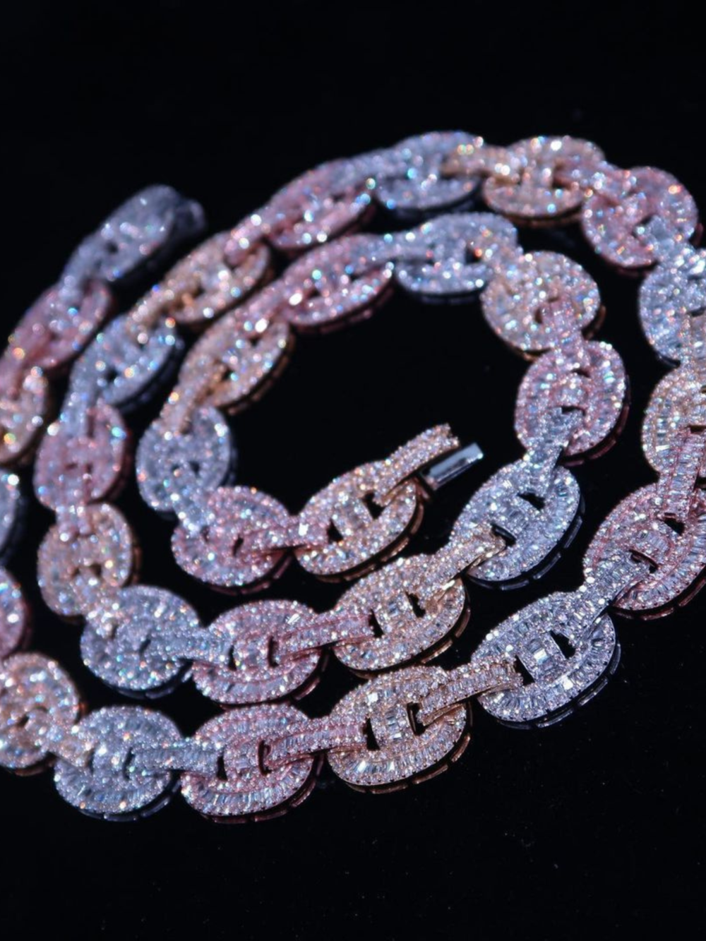 18mm Mens Silver Cuban Link Chain