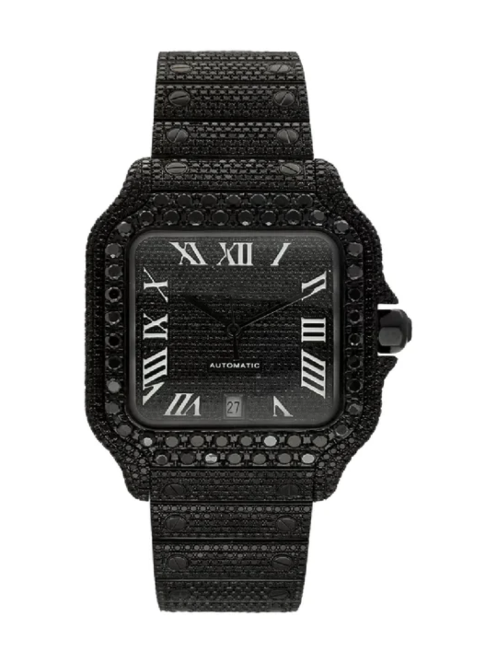 Iced Out Moissanite Watch Hip Hop Automatic Watch