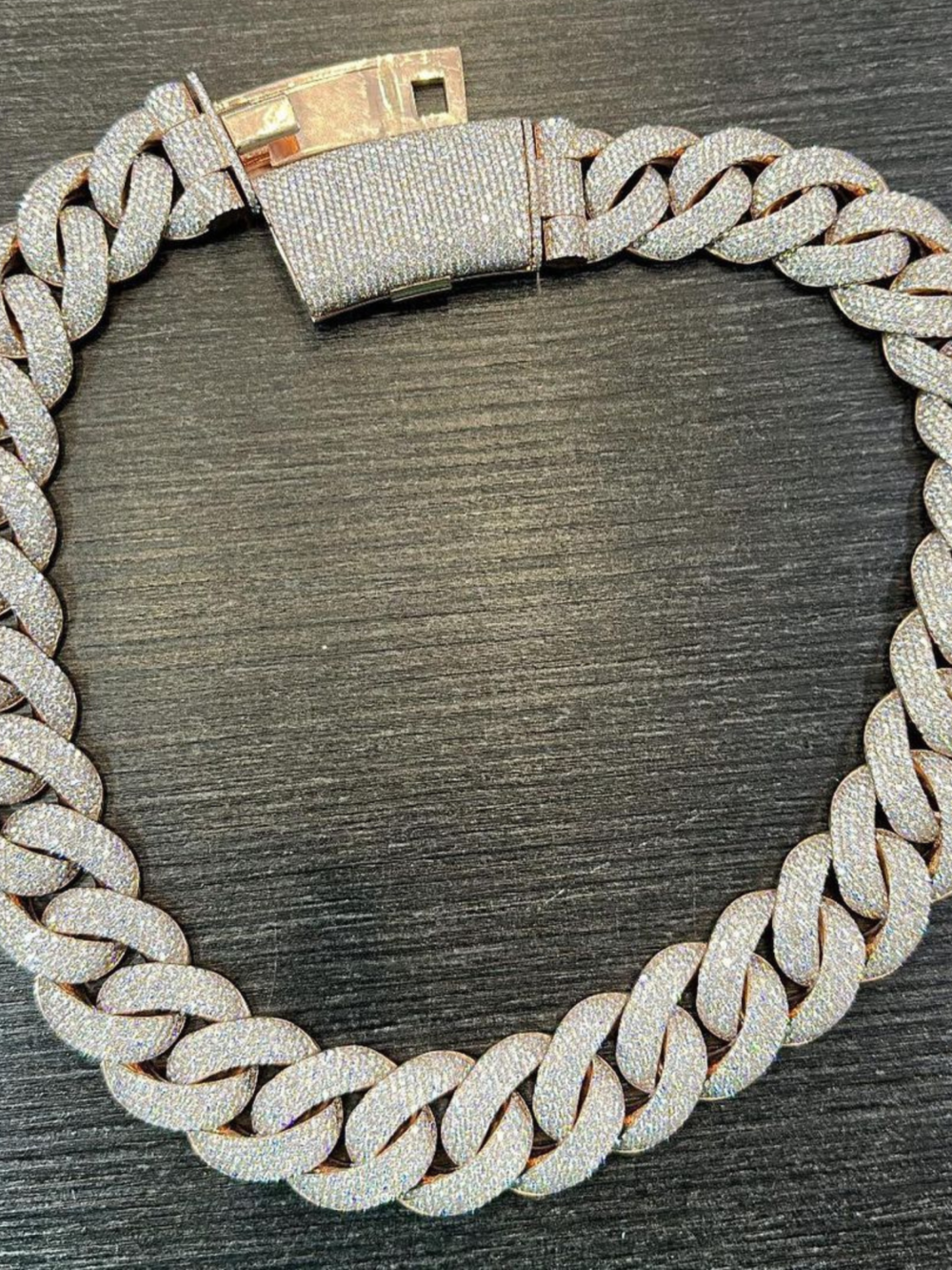 20mm Mens Silver Cuban Link Chain