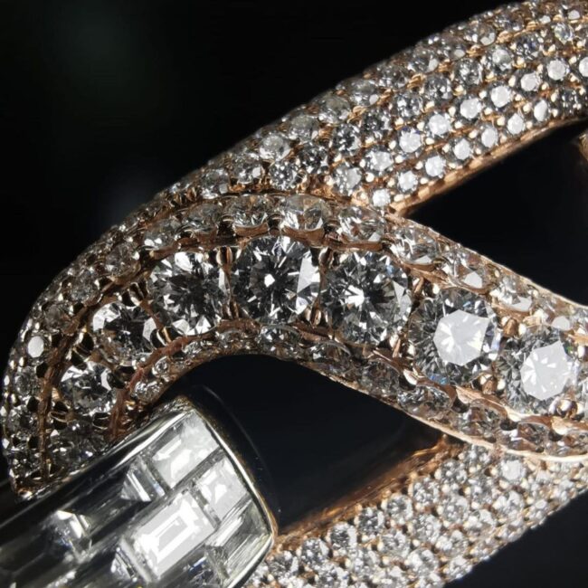 Moissanite Cuban link chain