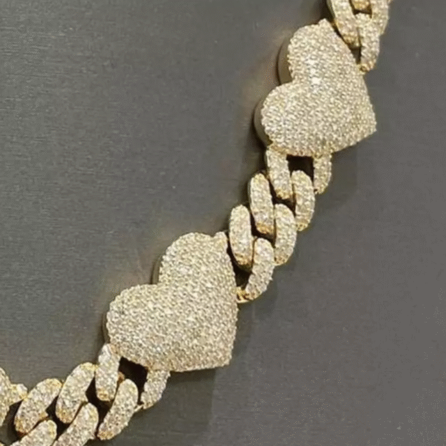 18mm mens silver cuban link chain - Image 4