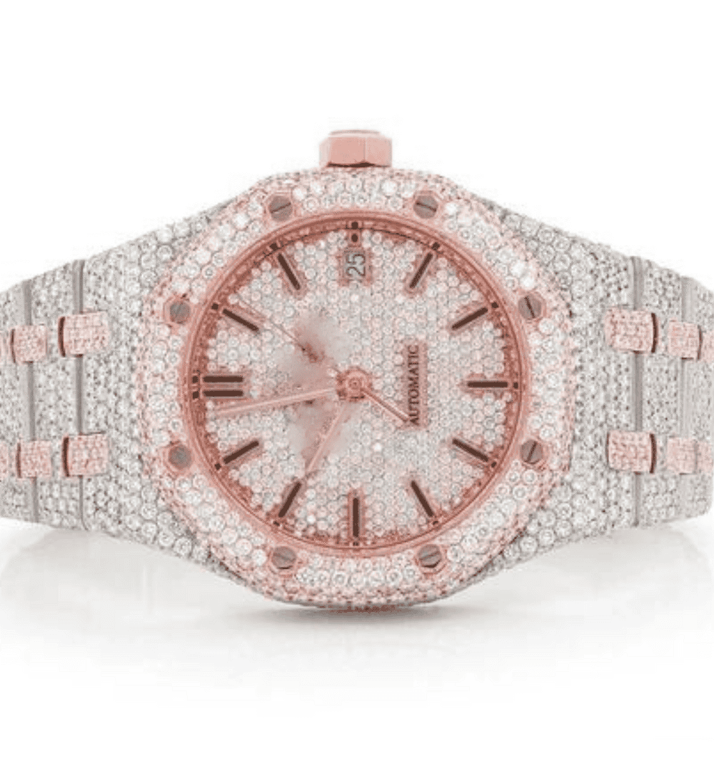 Icedjewelz VVS Diamond VVS Moissanite Watch