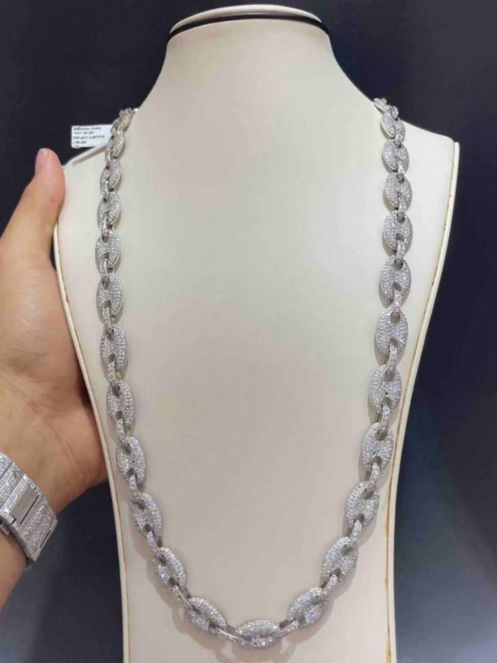 18mm Mens 10k Cuban Link Chain