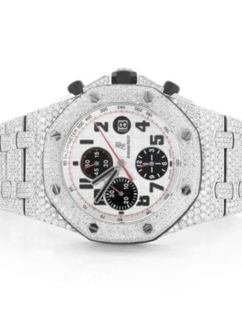 iced out watch moissanite passes diamond tester vendor india