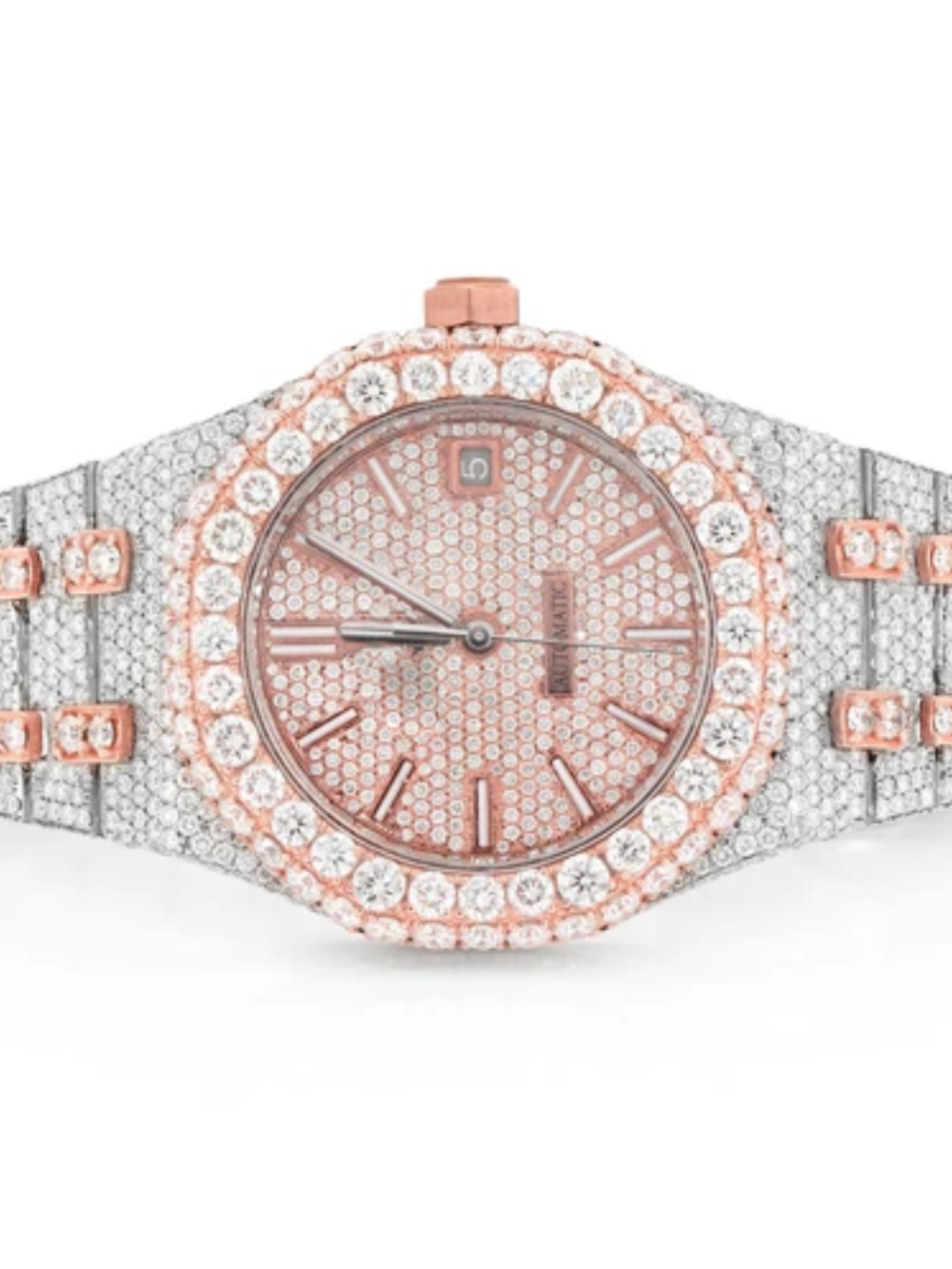 Moissanite Diamond Watch with Brilliant Sparkle for Luxury Style