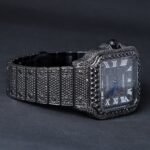 iced out cartier watch