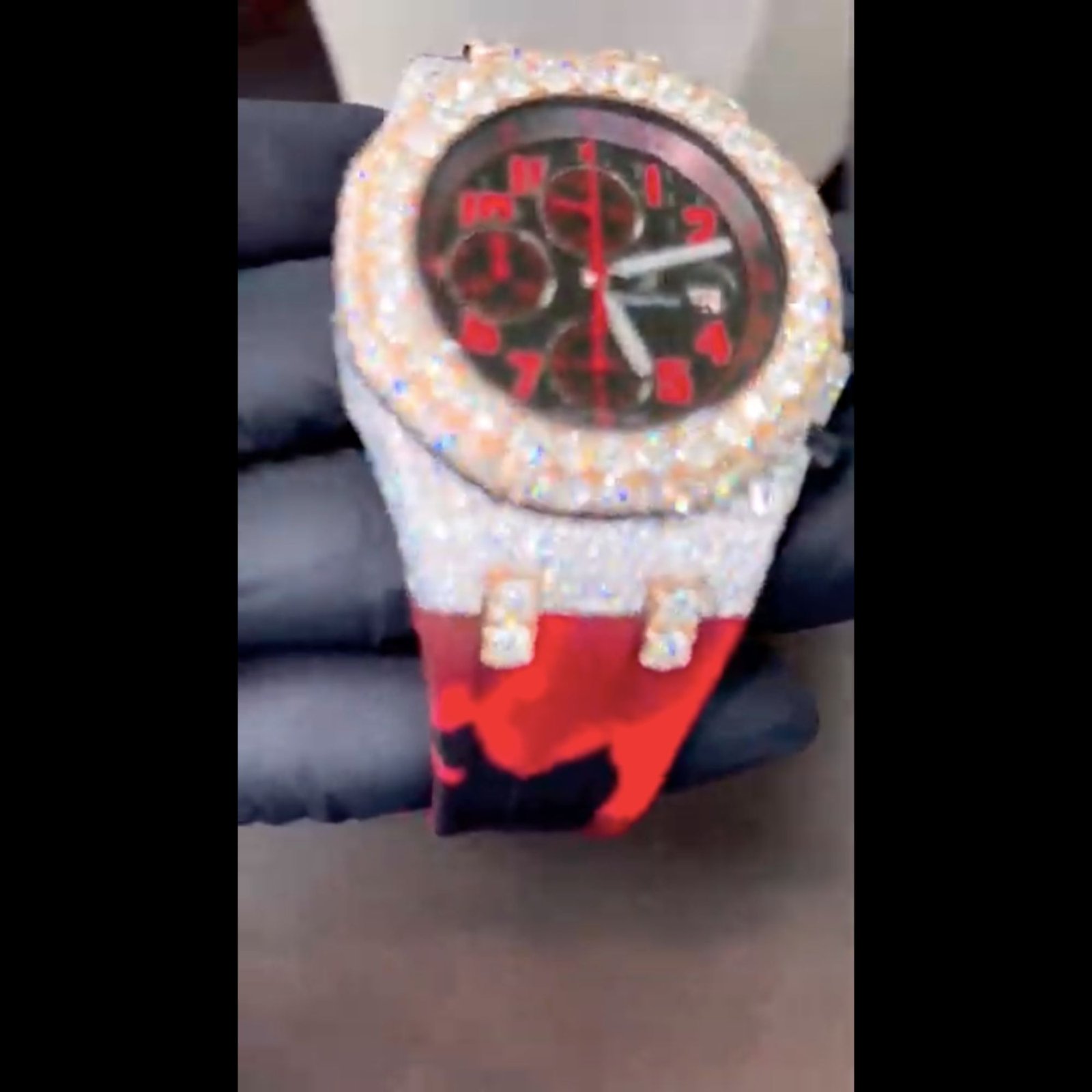 Iced out watches