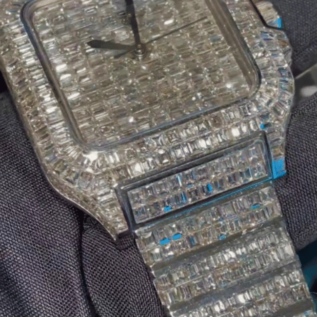 Stainless Steel Hip Hop Luxury Watch - Image 4