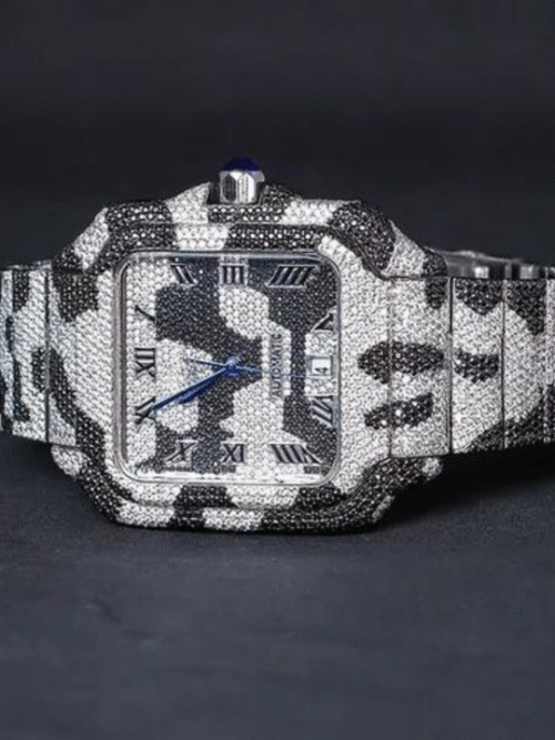 MEN'S ICED OUT WATCH