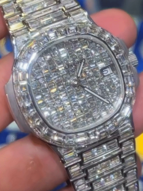 41mm moissanite diamond adumarse piguet watch
