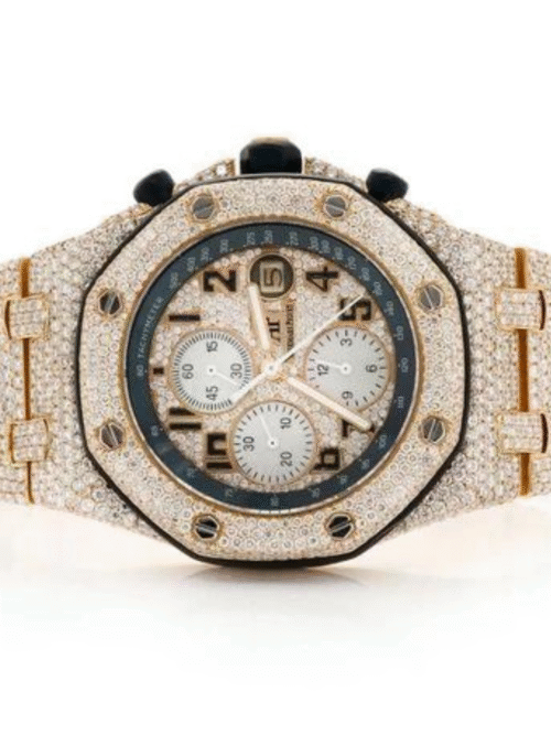41mm moissanite diamond adumarse piguet watch