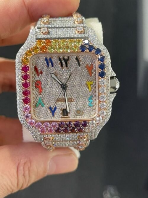 BUST DOWN MOISSANITE WATCH / ICED OUT