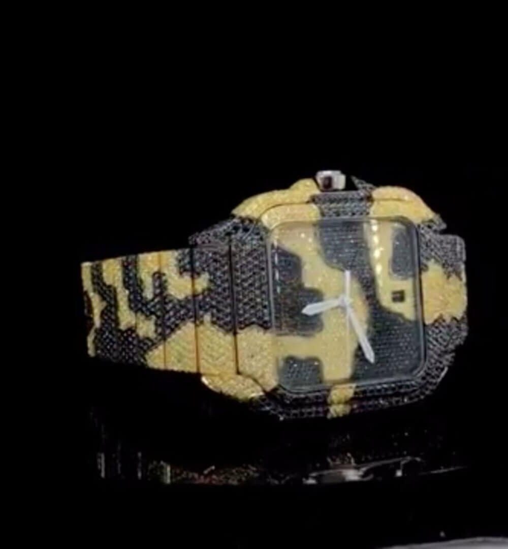 Stainless Steel Iced Out Luxury Watch All Occasions