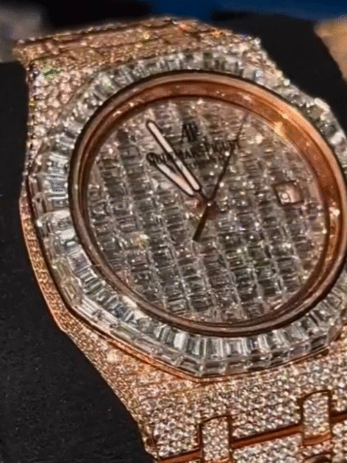 moissanite diamond ap watch