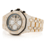 Classic Moissanite Diamond Iced Out Bust Down Automatic Watch