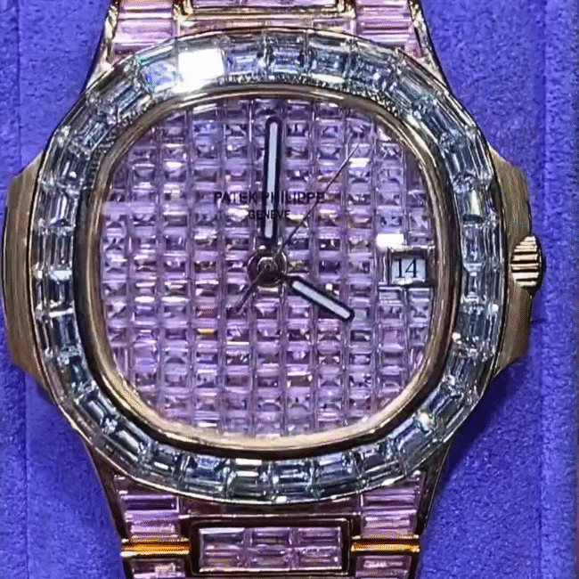 moissanite watch cartier