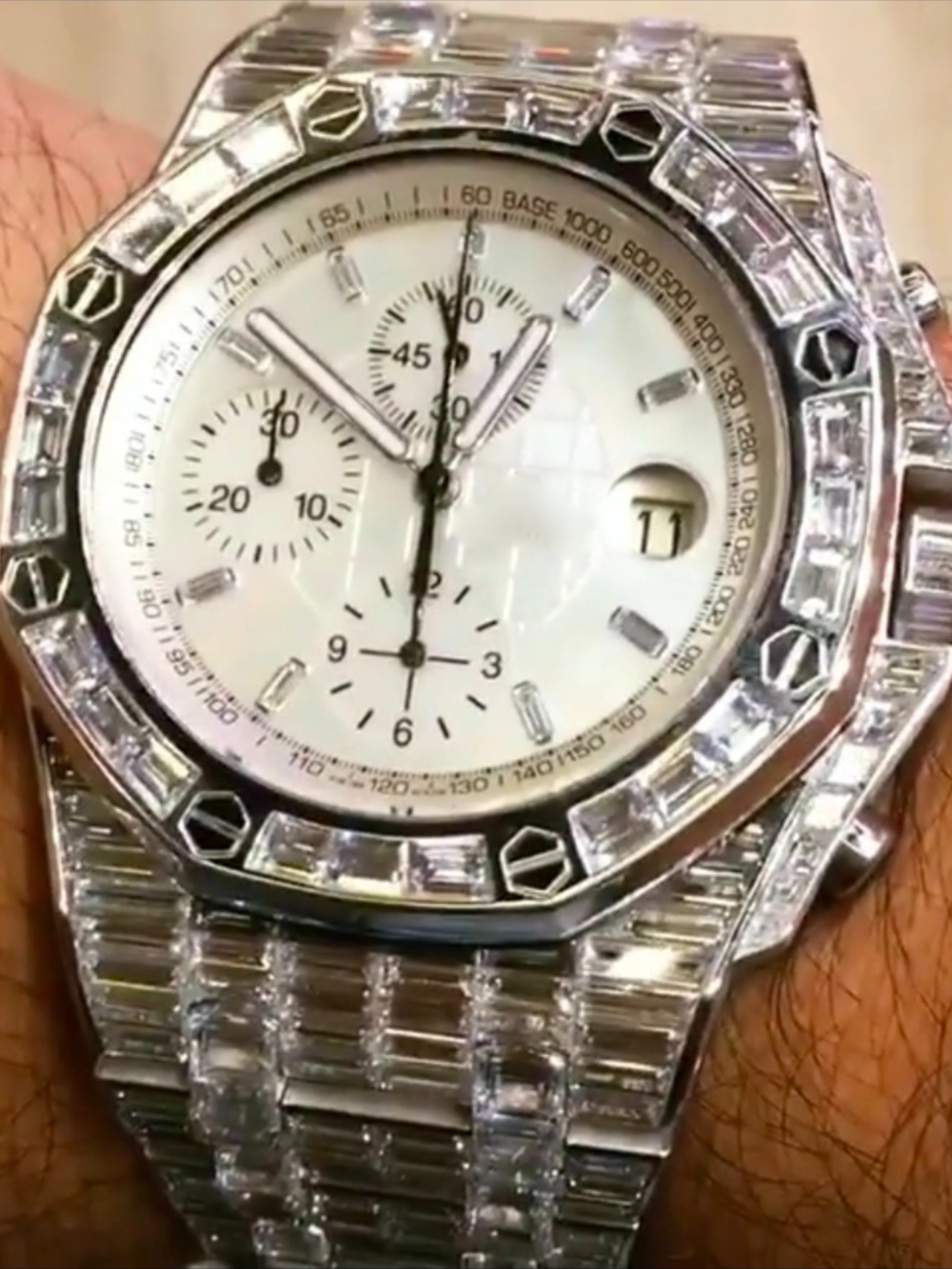 Classic Moissanite Diamond Iced Out Automatic Watch for Men