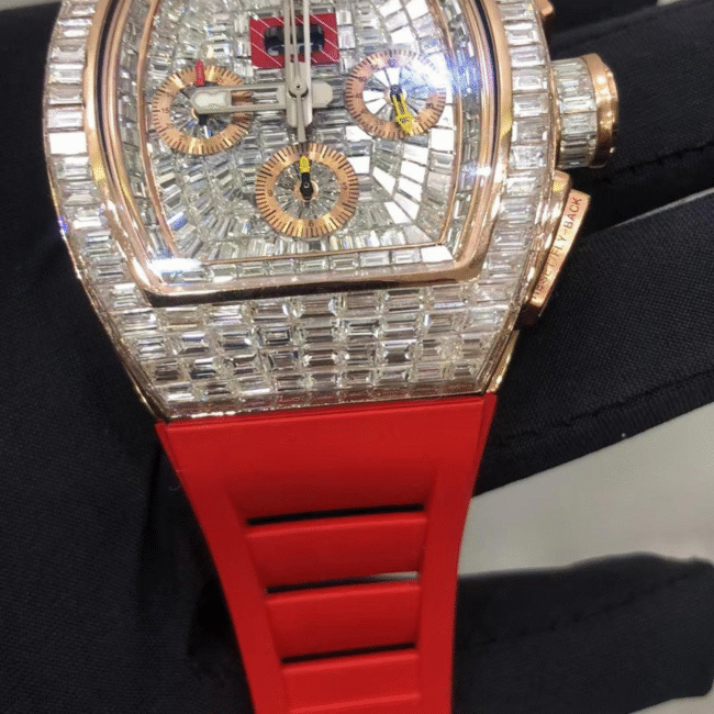bust down moissanite steel vvs iced out watch - Image 6