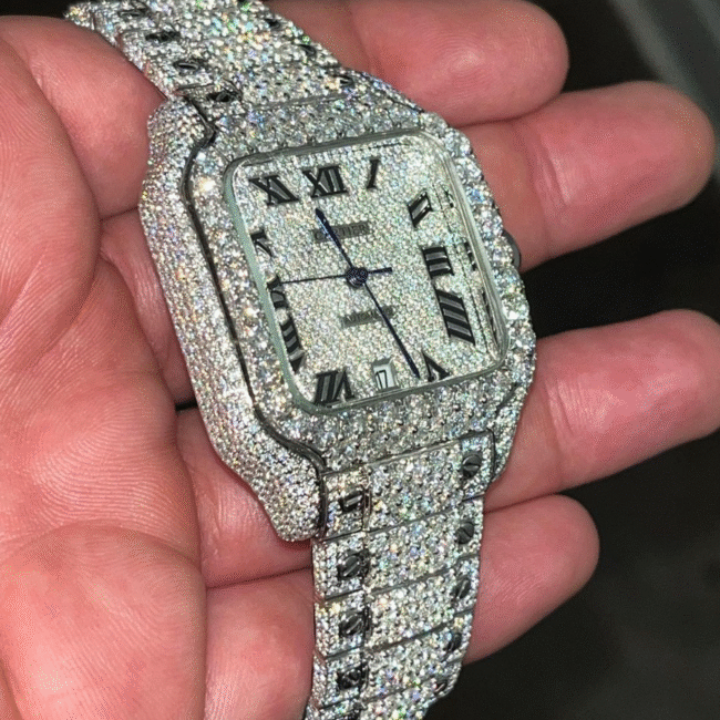 Diamond Moissanite Iced Out Watches