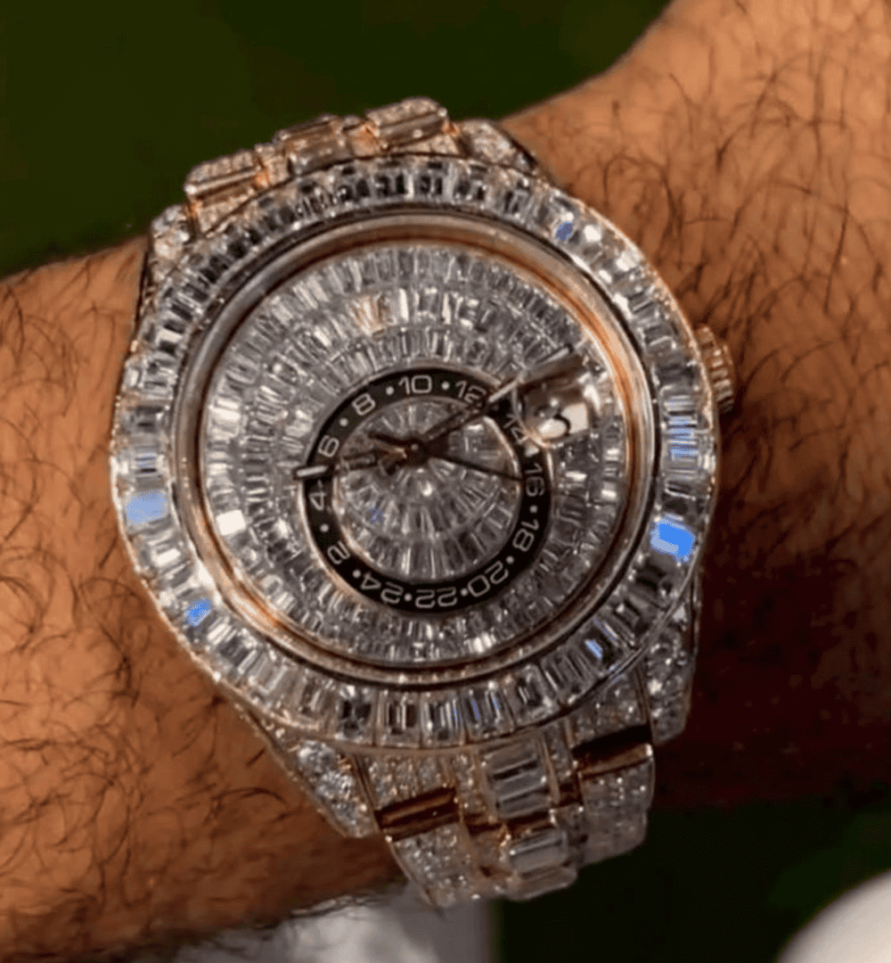 Fully Iced Moissanite Watches Premium Look for Men & Women