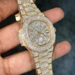 Hip Hop Iced Watch 44MM | 14K White Gold Plated Design