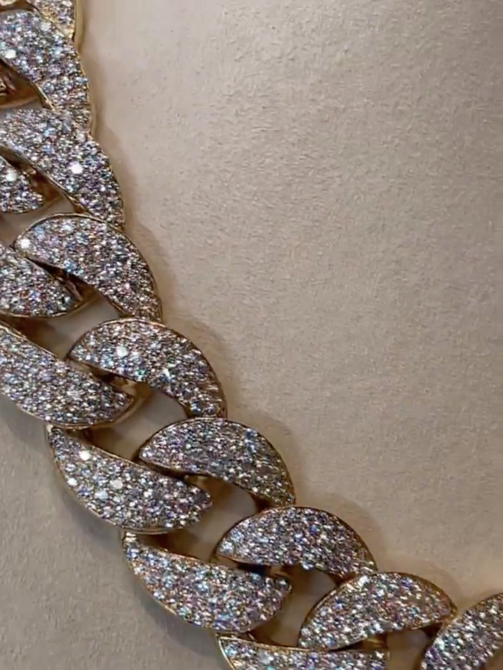 24mm Mens Silver Cuban Link Chain