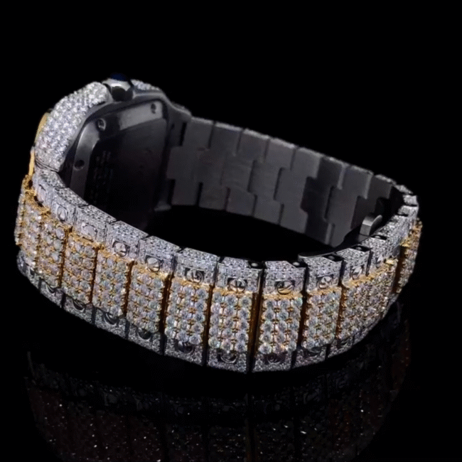Diamond Moissanite Iced Out Cartier Watches