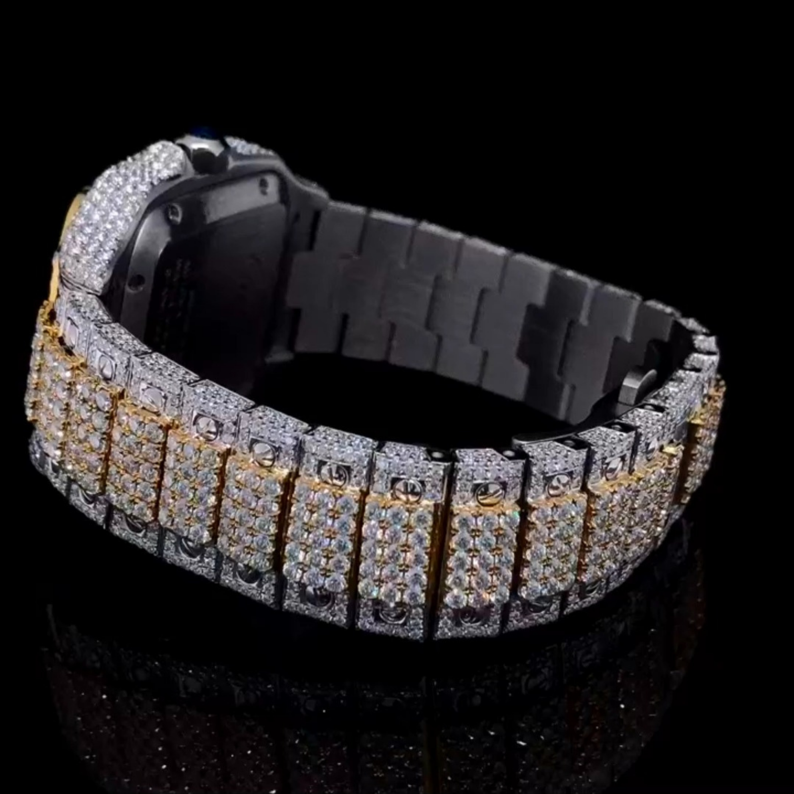 Diamond Moissanite Iced Out Cartier Watches