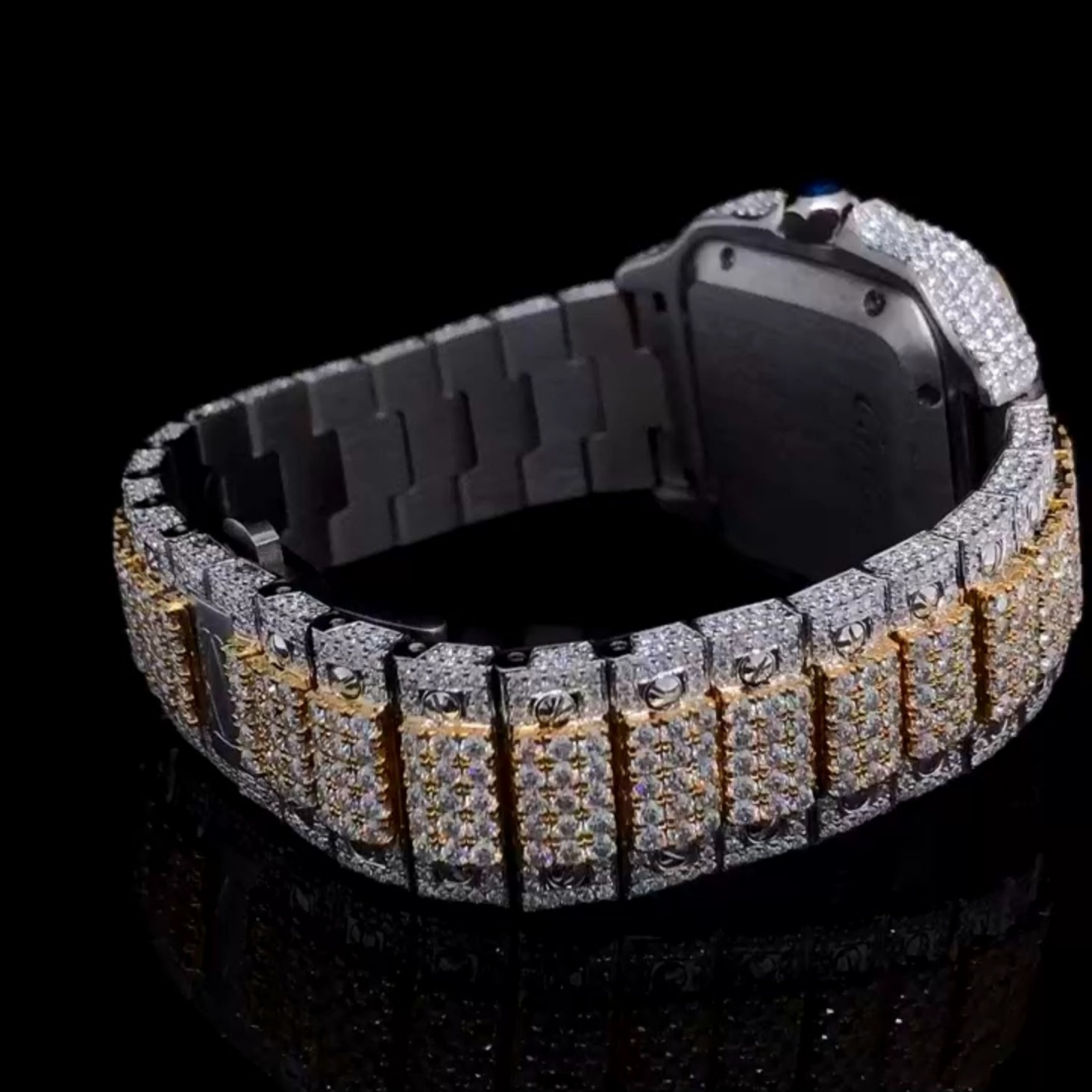 Diamond Moissanite Iced Out Cartier Watches