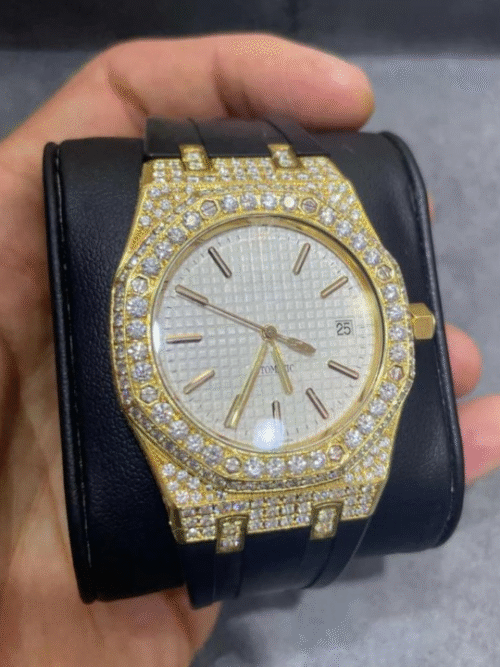 BUST DOWN MOISSANITE WATCH / ICED OUT