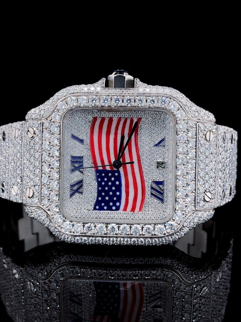 moissanite watches that pass diamond tester