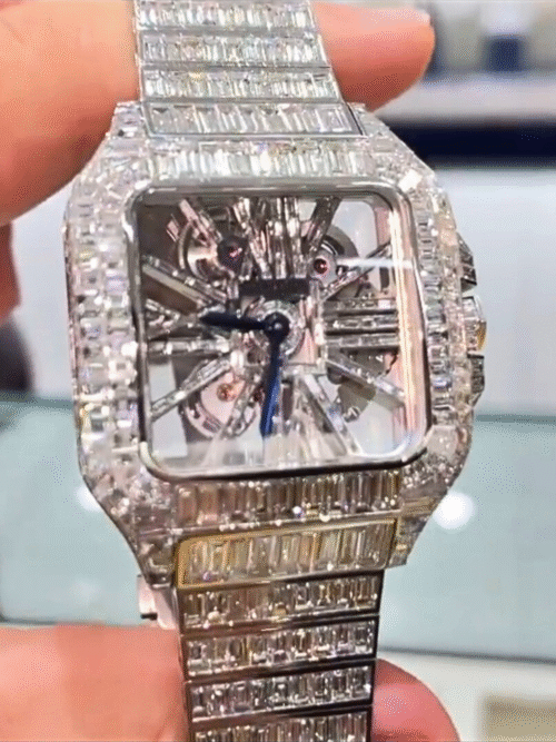 41mm moissanite diamond adumarse piguet watch