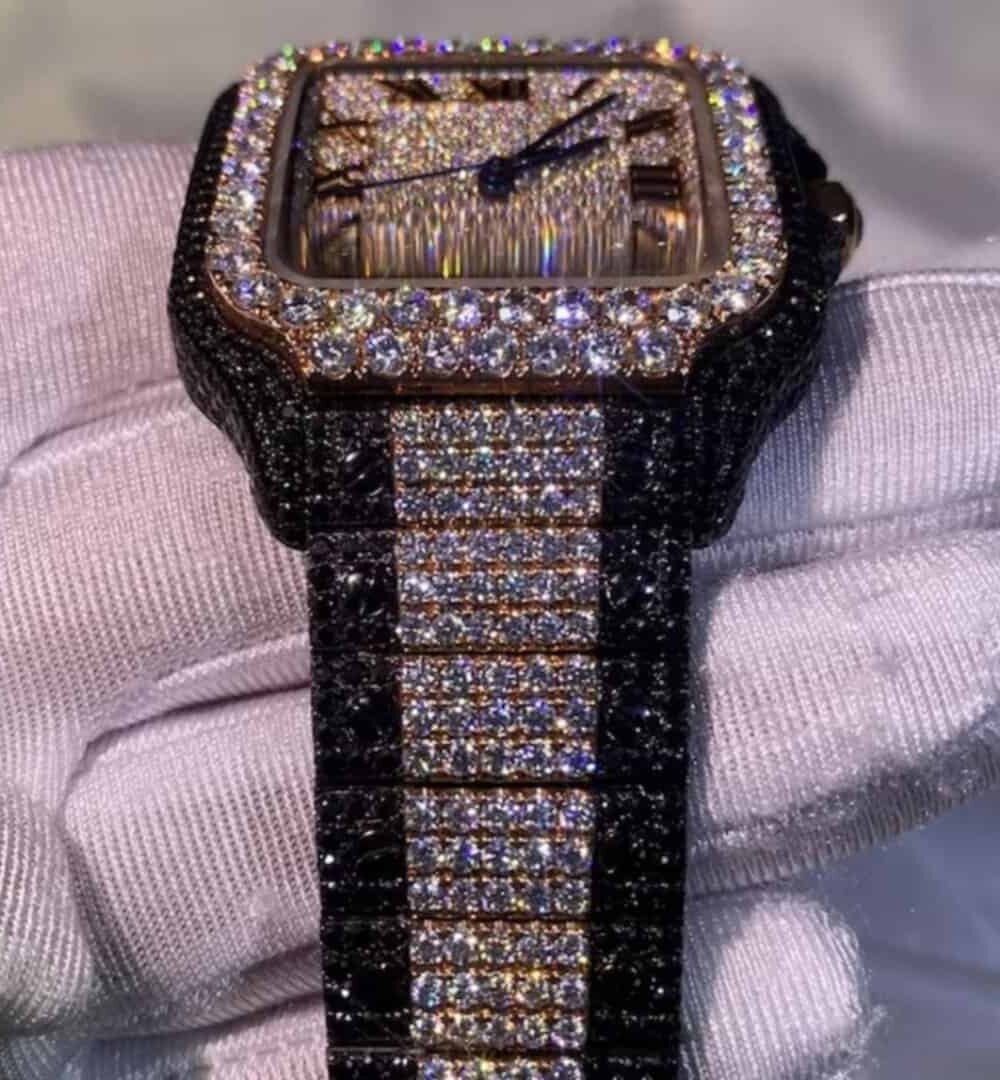 Women’s Bust Down Moissanite Watch